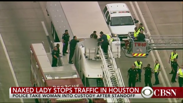 Watch Nude Woman Dancing Atop Truck In Houston Sports And Politics